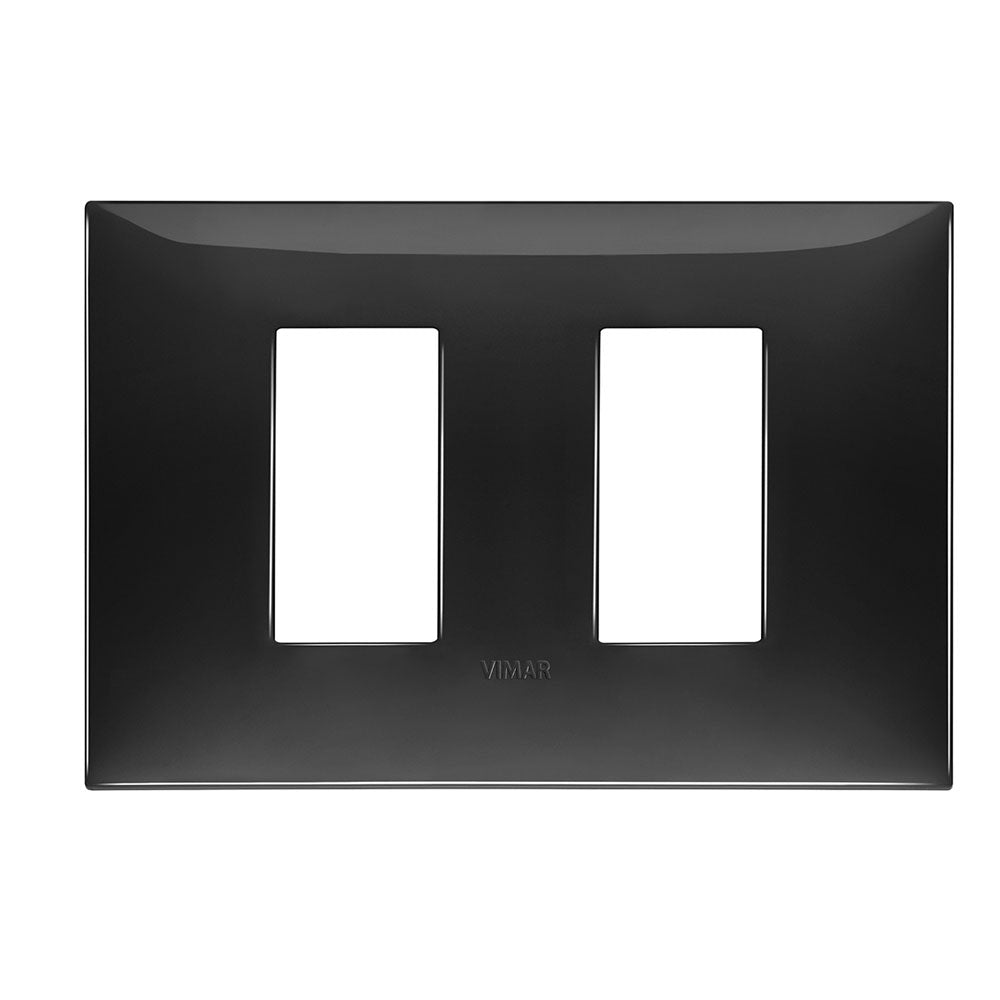 Placa 2M laterales tecno negro