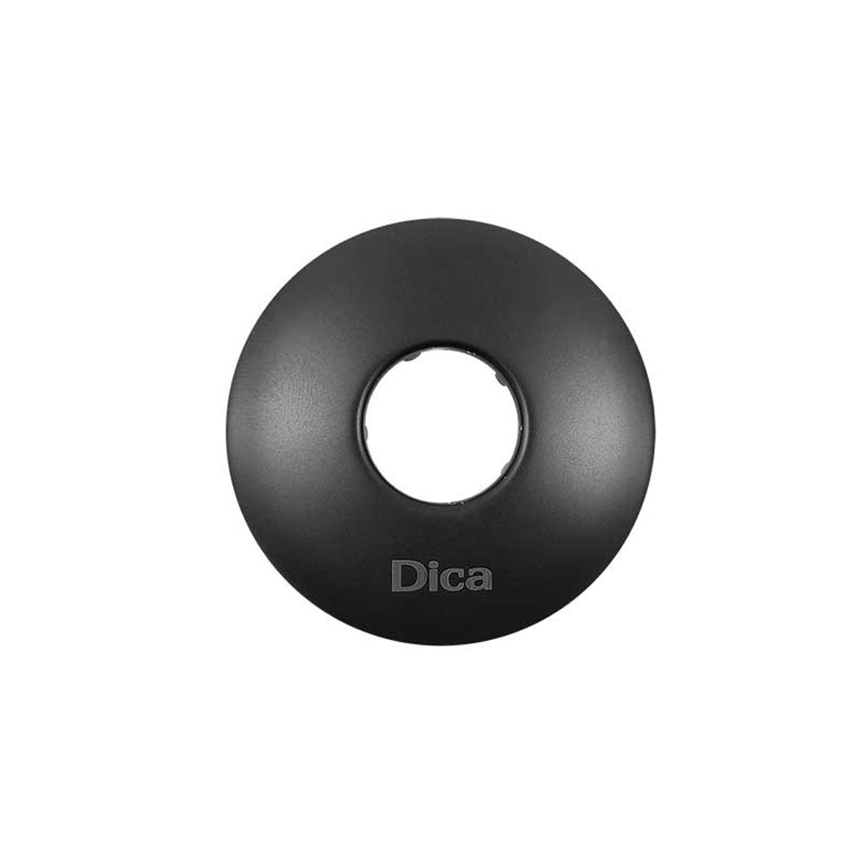 Brazo redondo de 40 cm a pared con chapetón